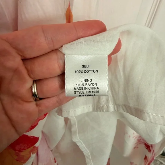 DM Fashion Cassidy Floral dress with puff sleeves | Size XS - Picture 4 of 8